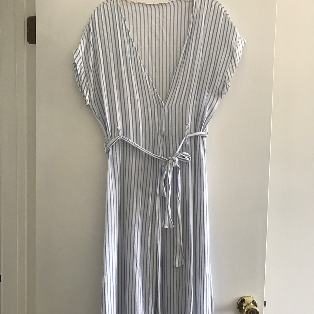 Zara Long Shirt Dress with Belt